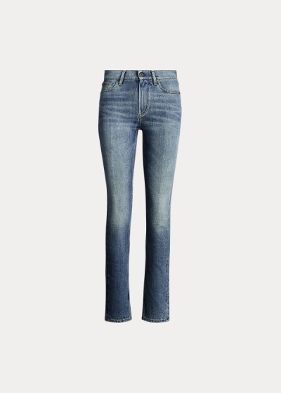 Ralph Lauren 861 High-Rise Skinny Jeans Dame Danmark (FILBV6045)